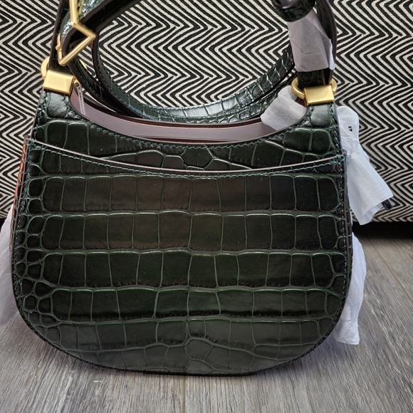 NEW Tory Burch Lee Radziwill Saddlebag - Picture 5 of 16